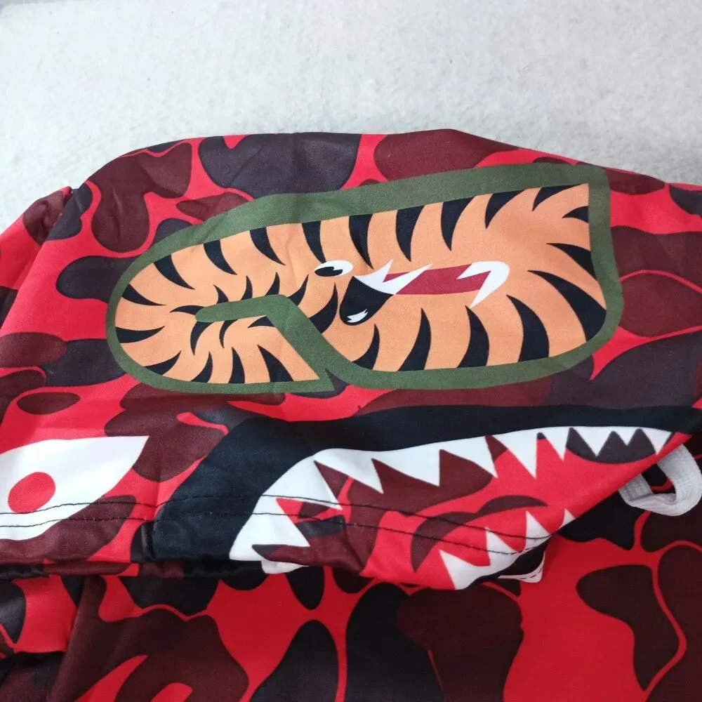 Camo red shark
